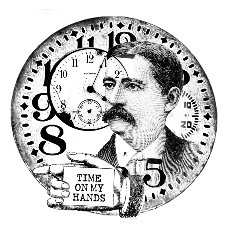 #2526 - Clock Man Hand - Steampunk/Man